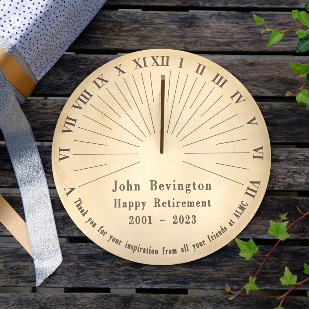 Retirement Gift - A Sundial Border Sundials